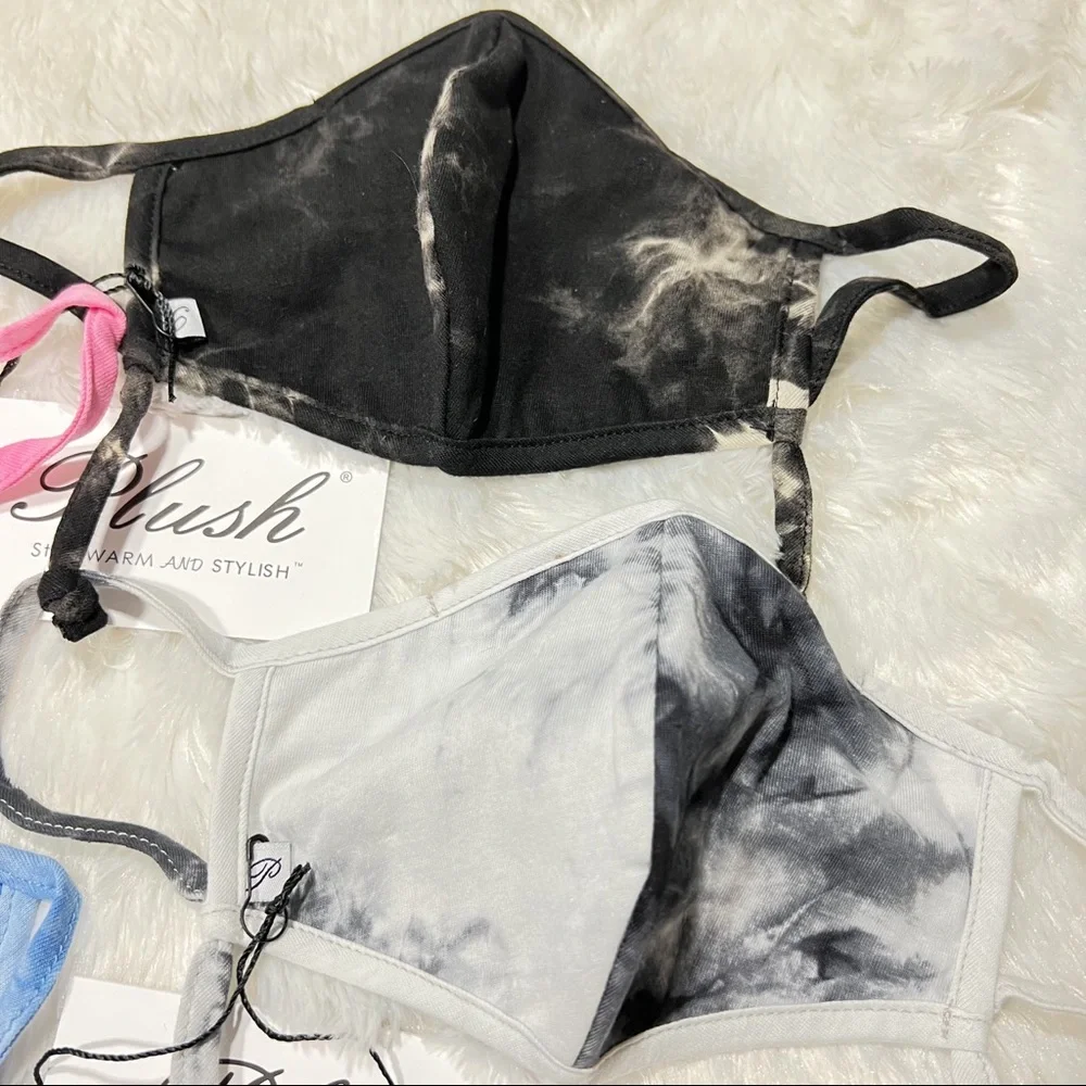 Plush Apparel x Revolve Set of 6 Reusable Face Masks